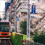 Train in Tokyo illustrating airport rail access from Haneda Airport