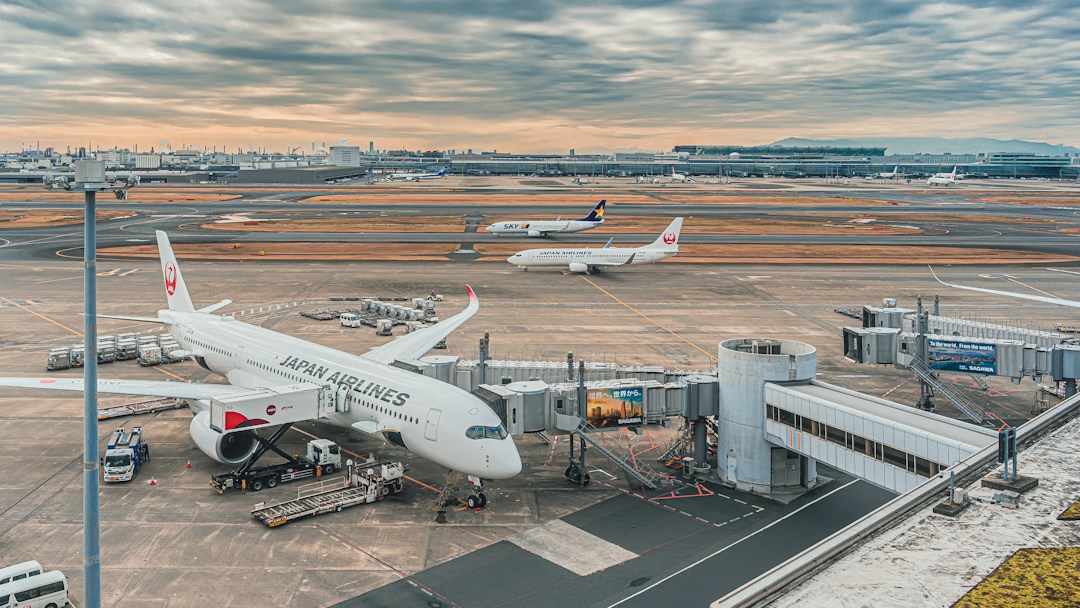 International arrival at a Japanese airport before immigration and customs procedures